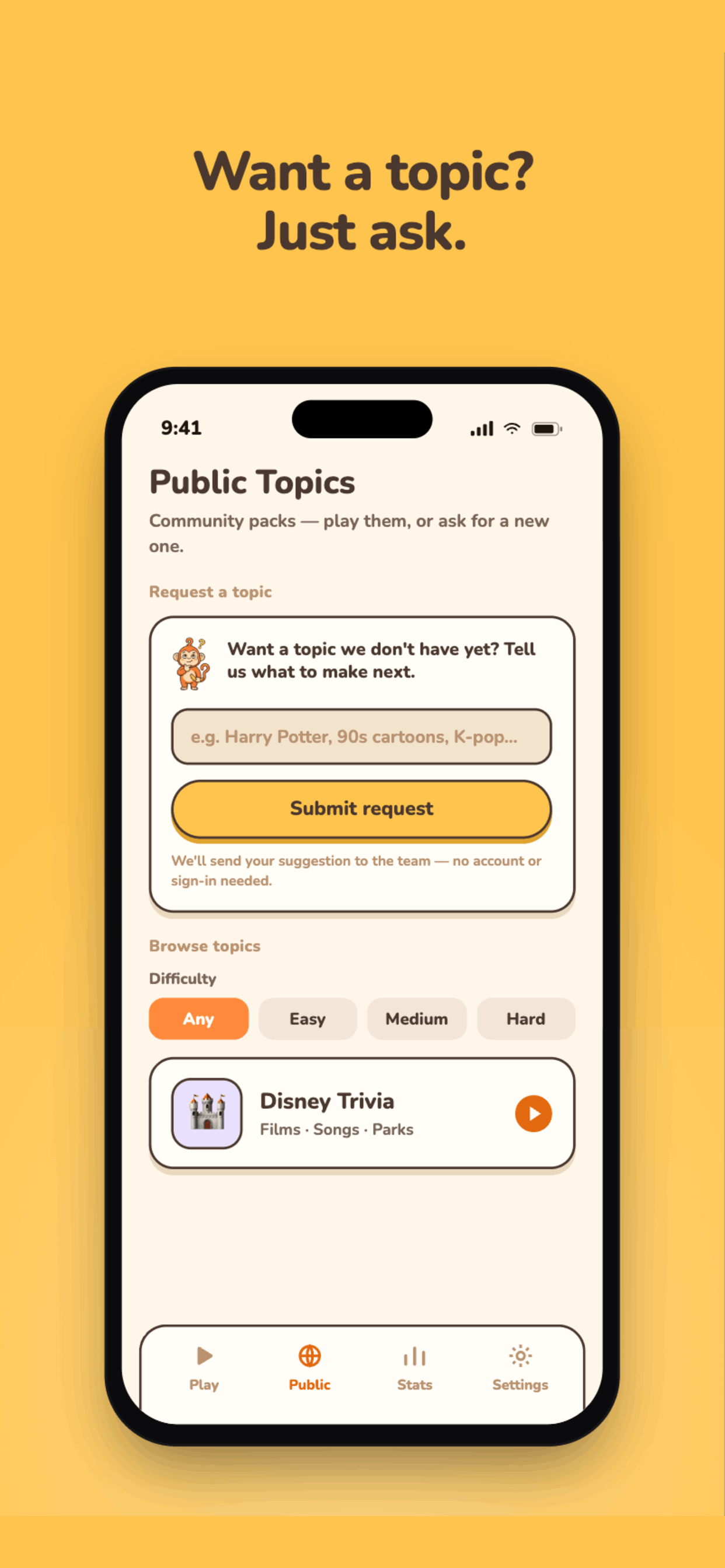 Public topics